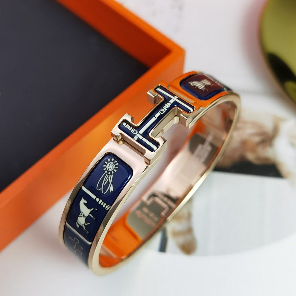 [Imperial] H COUVERTURES DARK BLUE BRACELET