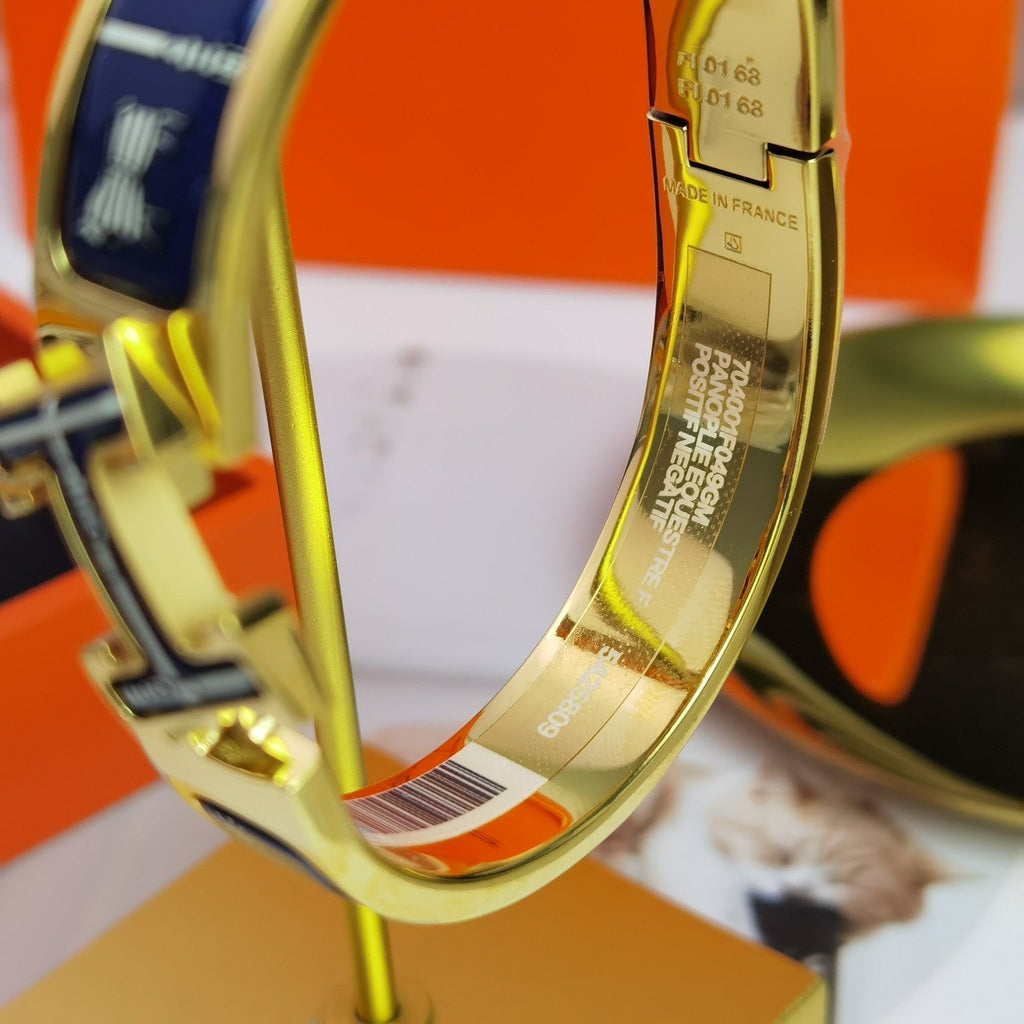 [Imperial] H COUVERTURES DARK BLUE BRACELET