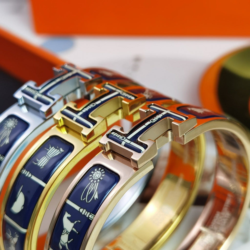 [Imperial] H COUVERTURES DARK BLUE BRACELET