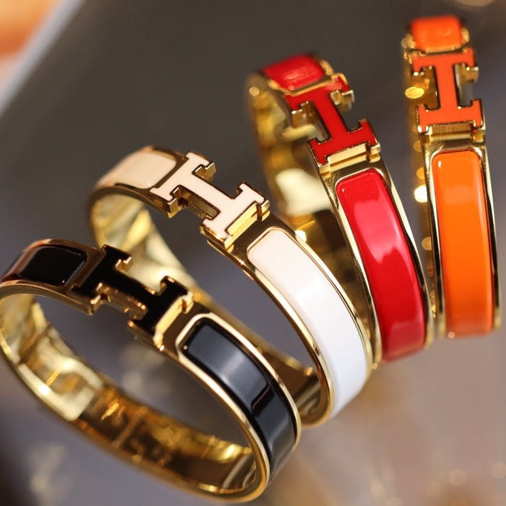[Imperial] H BRACELET 12MM GOLD