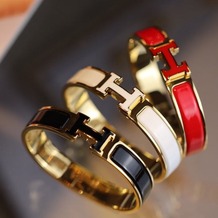 [Imperial] H BRACELET 12MM GOLD