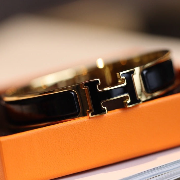 [Imperial] H BRACELET 12MM GOLD