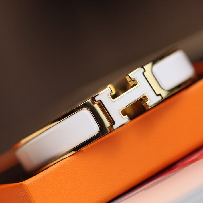 [Imperial] H BRACELET 12MM GOLD