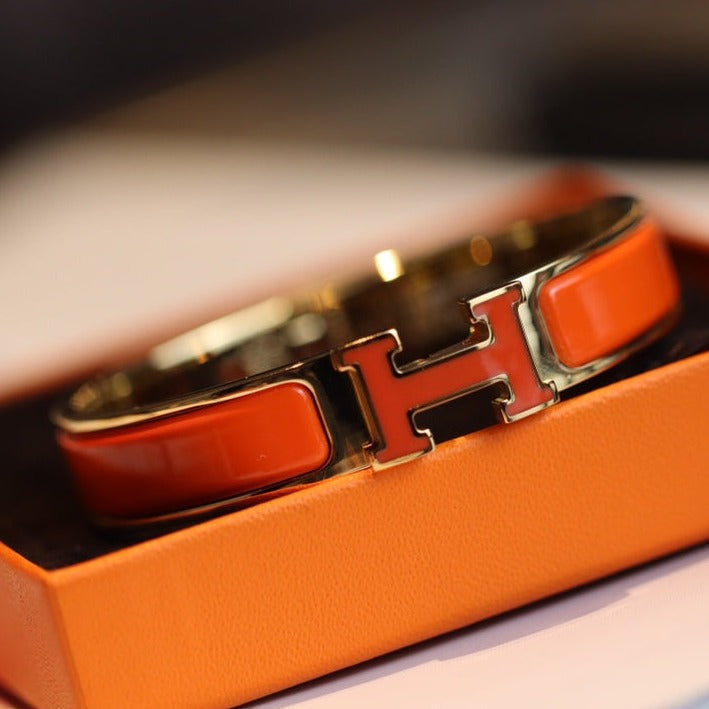 [Imperial] H BRACELET 12MM GOLD