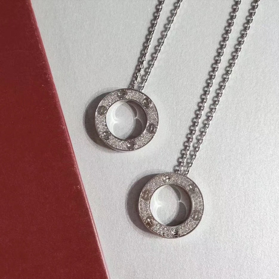 [Imperial] LOVE NECKLACE ADJUSTABLE SILVER