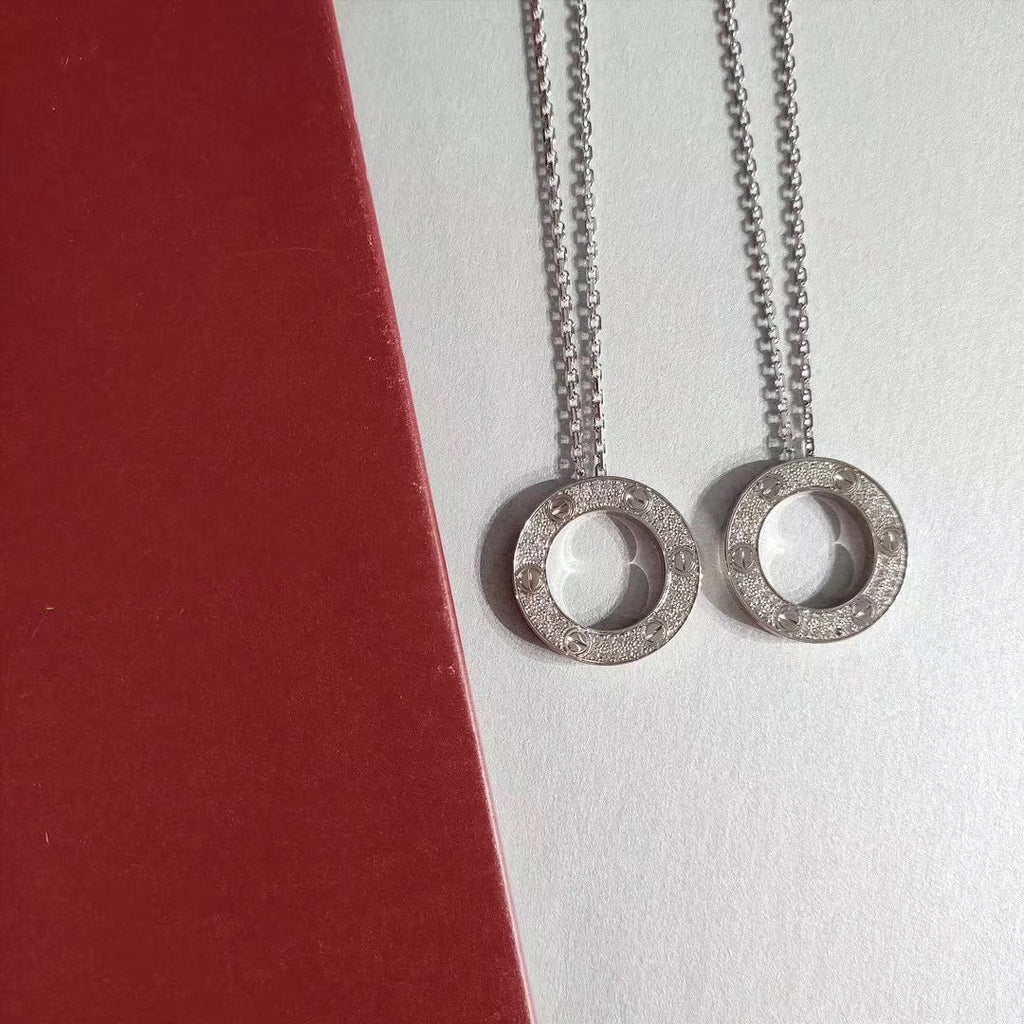 [Imperial] LOVE NECKLACE ADJUSTABLE SILVER