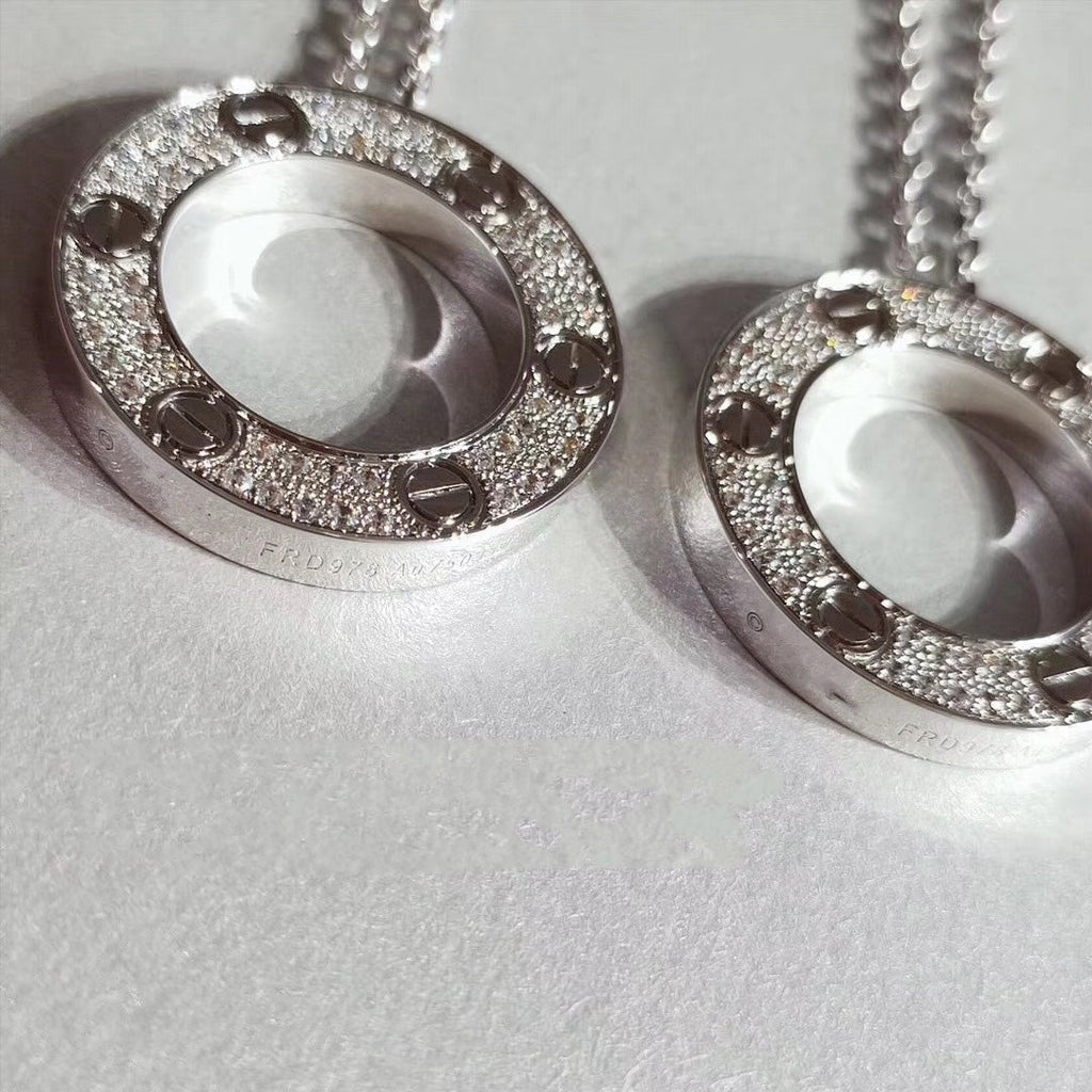 [Imperial] LOVE NECKLACE ADJUSTABLE SILVER