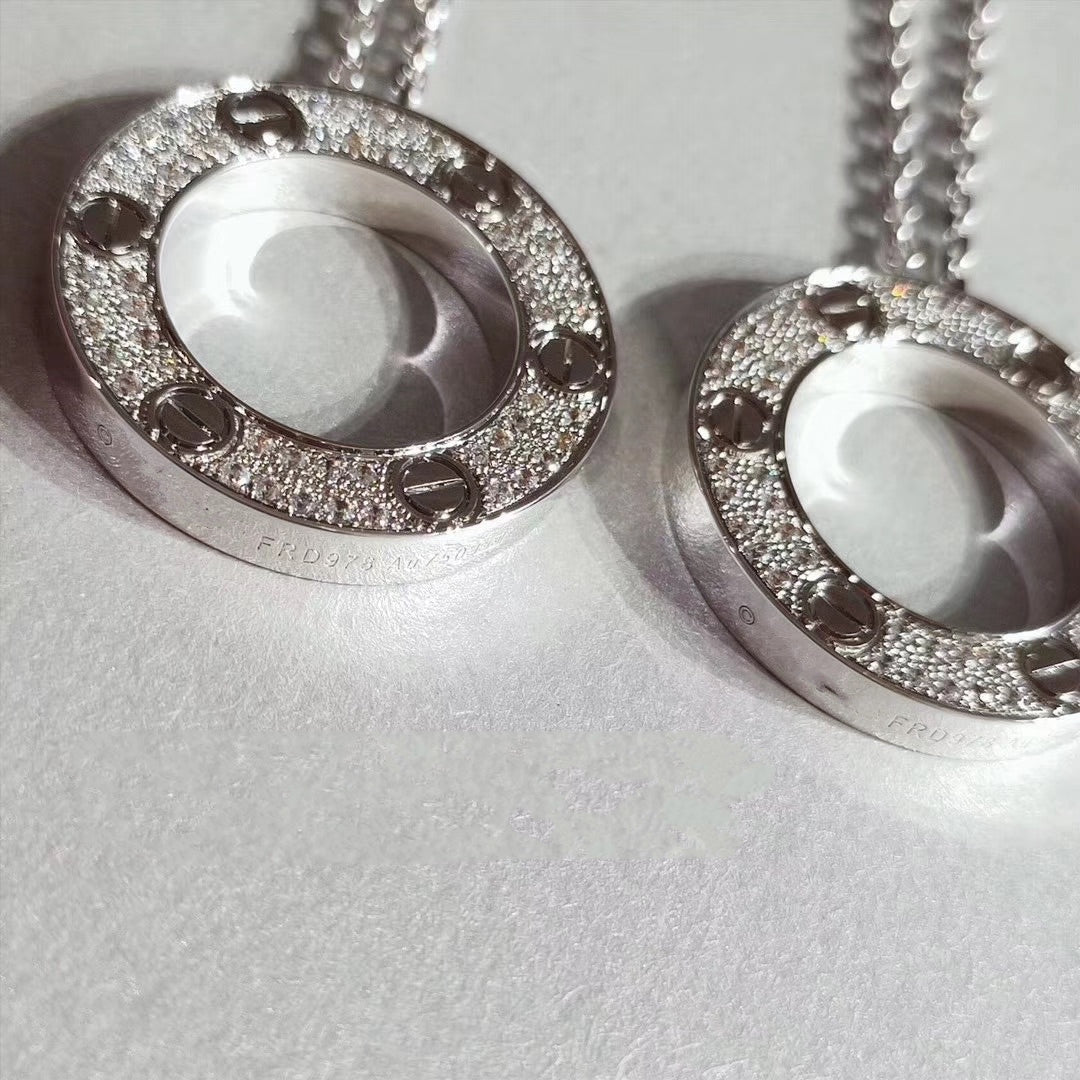 [Imperial] LOVE NECKLACE ADJUSTABLE SILVER