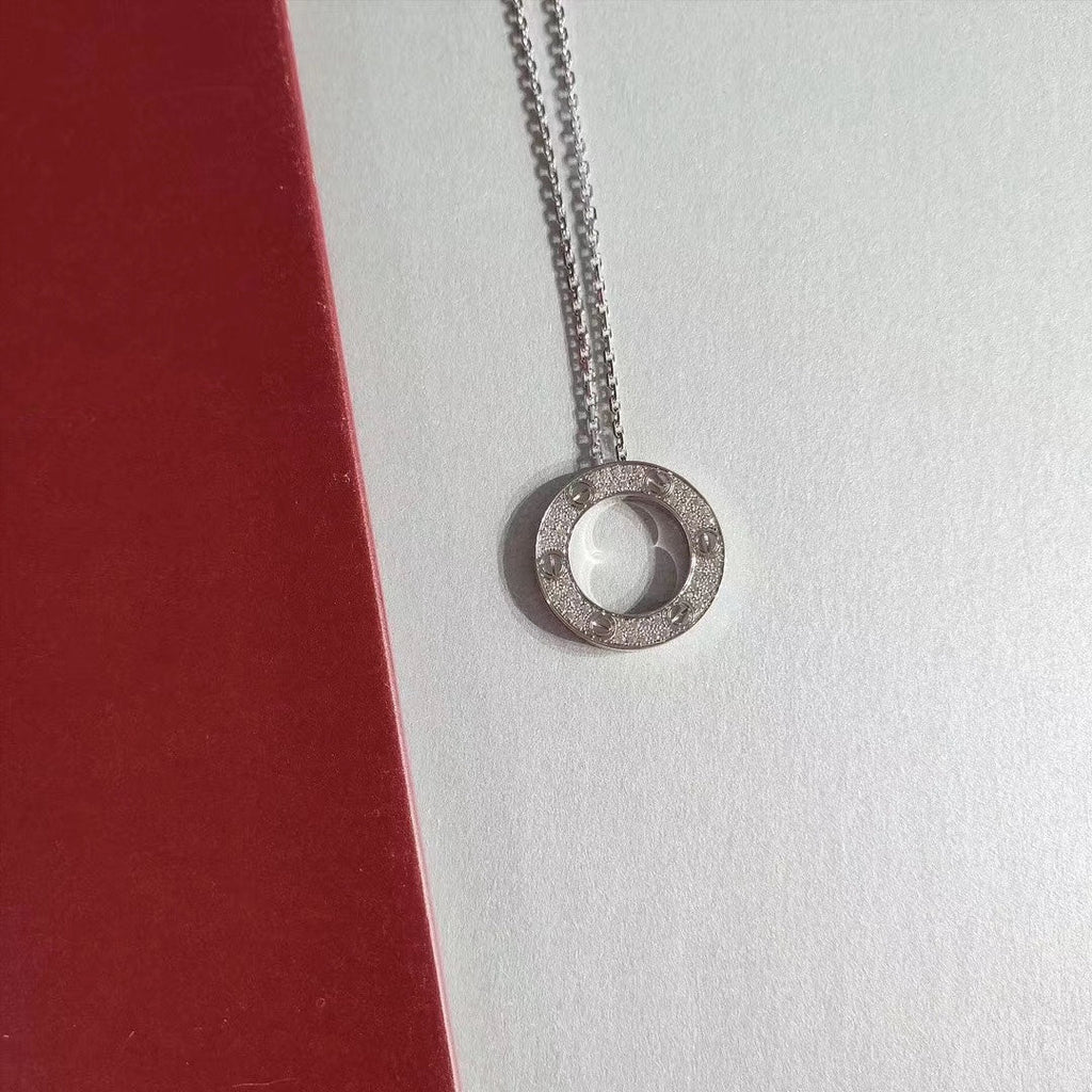 [Imperial] LOVE NECKLACE ADJUSTABLE SILVER