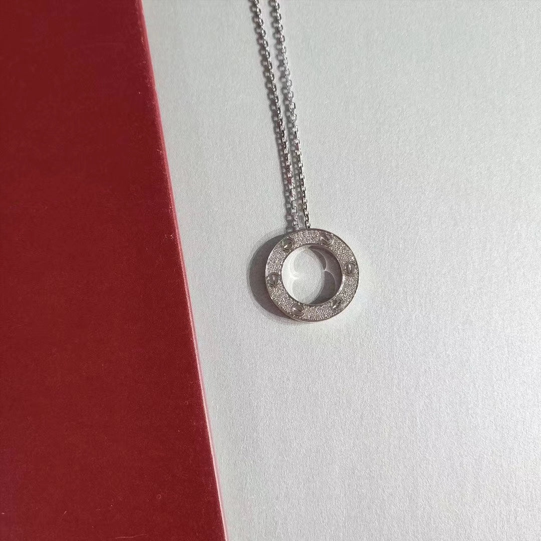 [Imperial] LOVE NECKLACE ADJUSTABLE SILVER