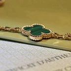 [Imperial]New  CLOVER 5 MOTIF MALACHITE BRACELET COLLECTION