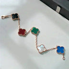 [Imperial]New CLOVER 5 MOTIFS MULTICOLOR BRACELET