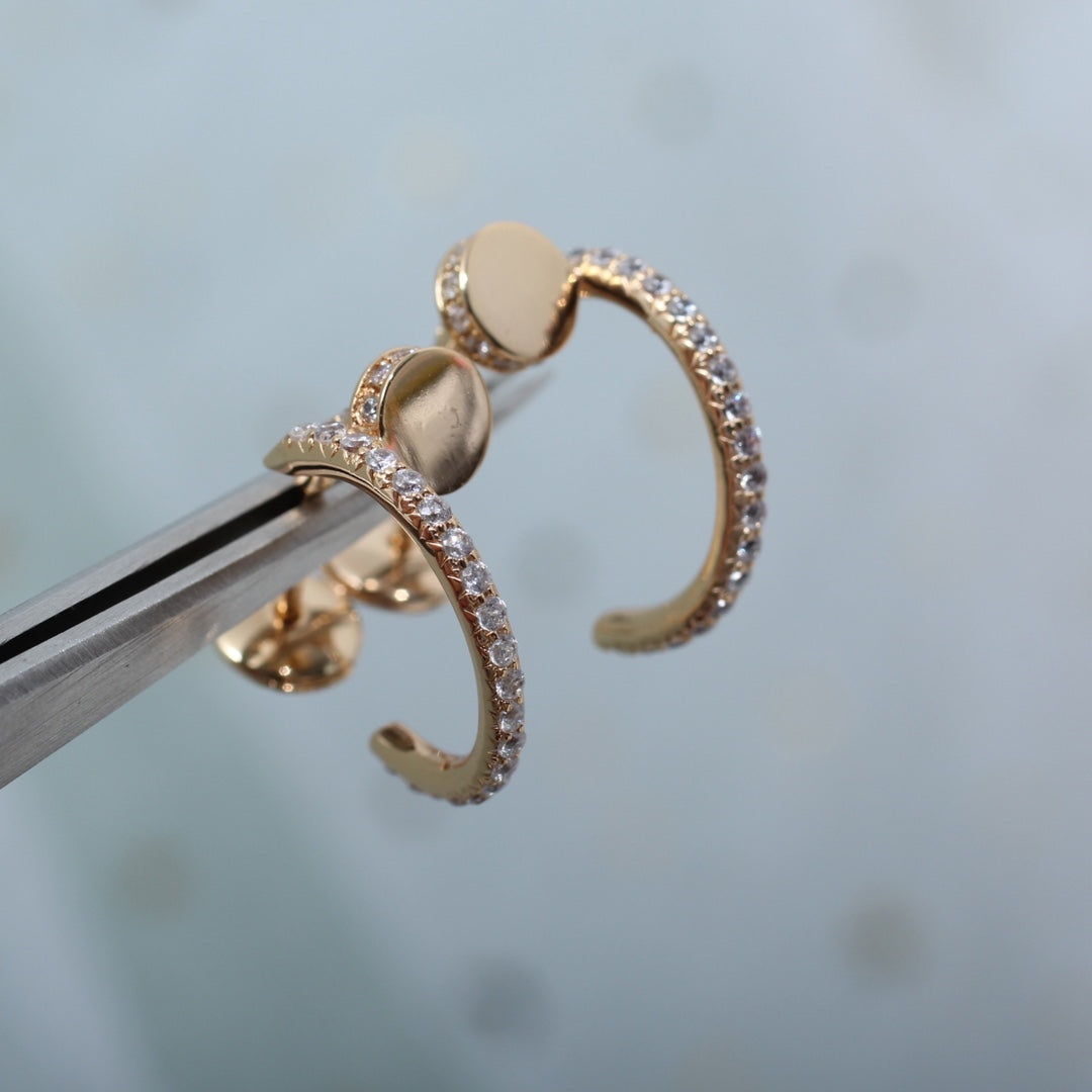 [Imperial] JUSTE EARRINGS 12.75MM PINK GOLD DIAMOND