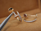[Imperial] JUSTE EARRINGS 12.75MM PINK GOLD DIAMOND