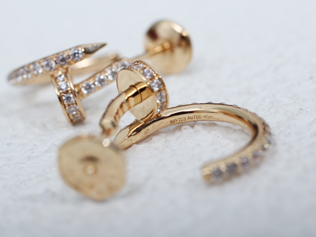 [Imperial] JUSTE EARRINGS 12.75MM PINK GOLD DIAMOND