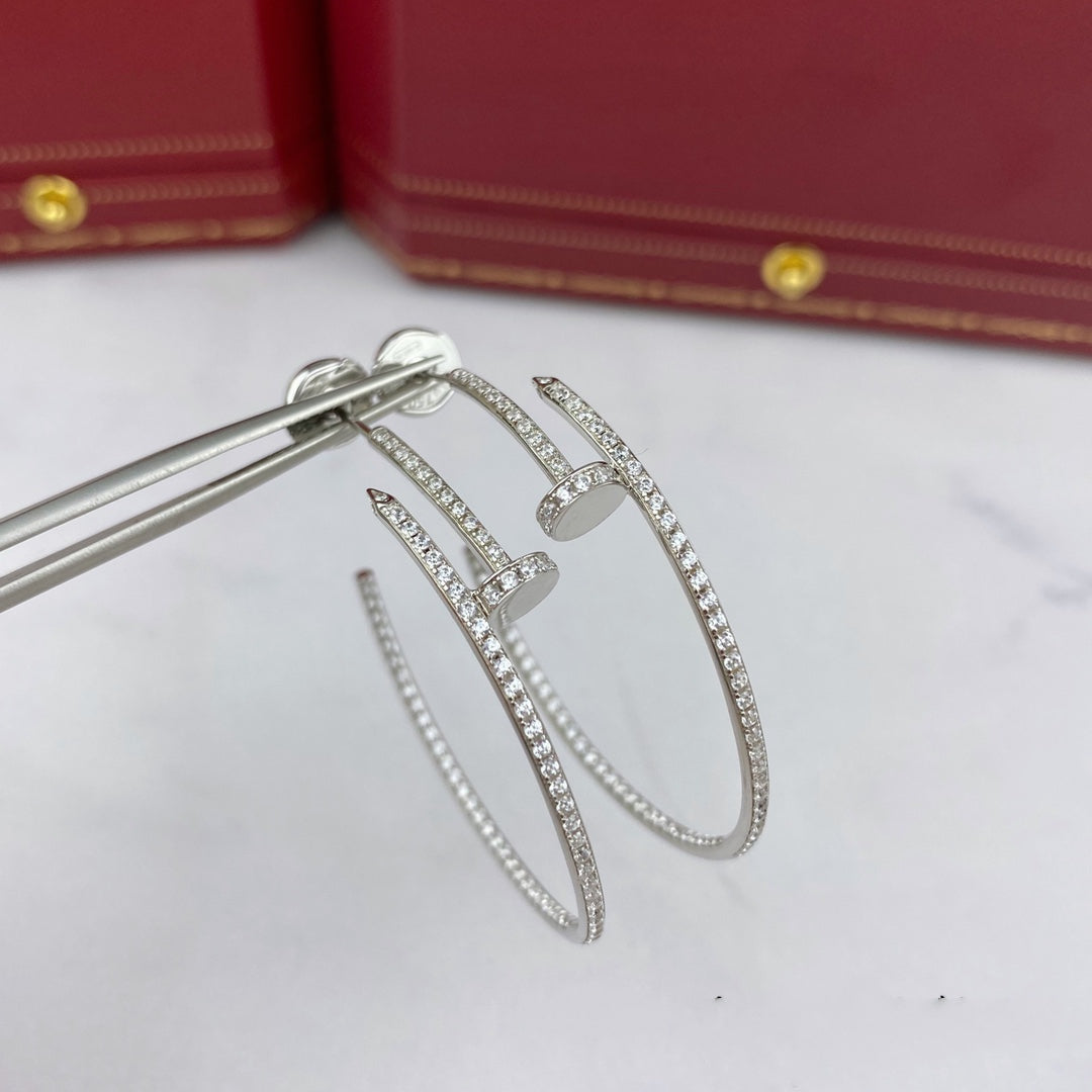 [Imperial] JUSTE EARRINGS FULL DIAMONDS 1.8MM