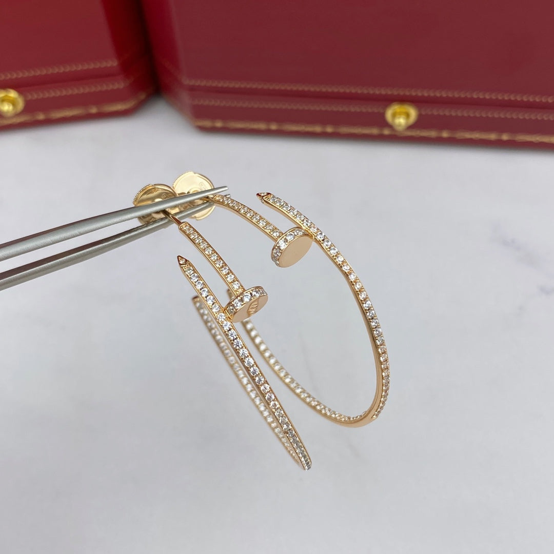 [Imperial] JUSTE EARRINGS FULL DIAMONDS 1.8MM
