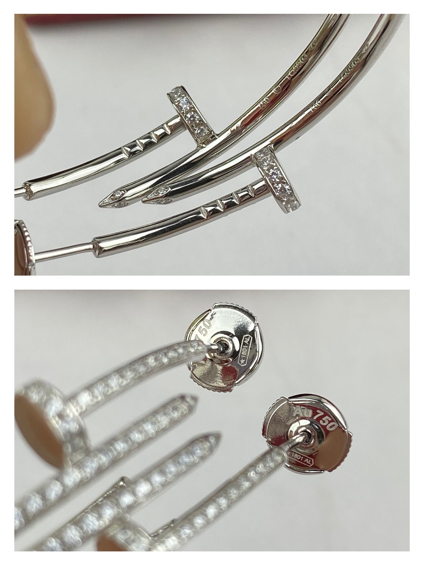 [Imperial] JUSTE EARRINGS FULL DIAMONDS 1.8MM