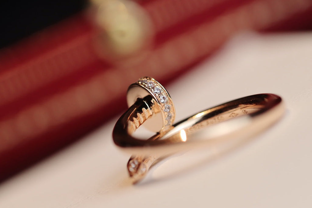 [Imperial] JUSTE RING 2.65MM PINK GOLD DIAMOND
