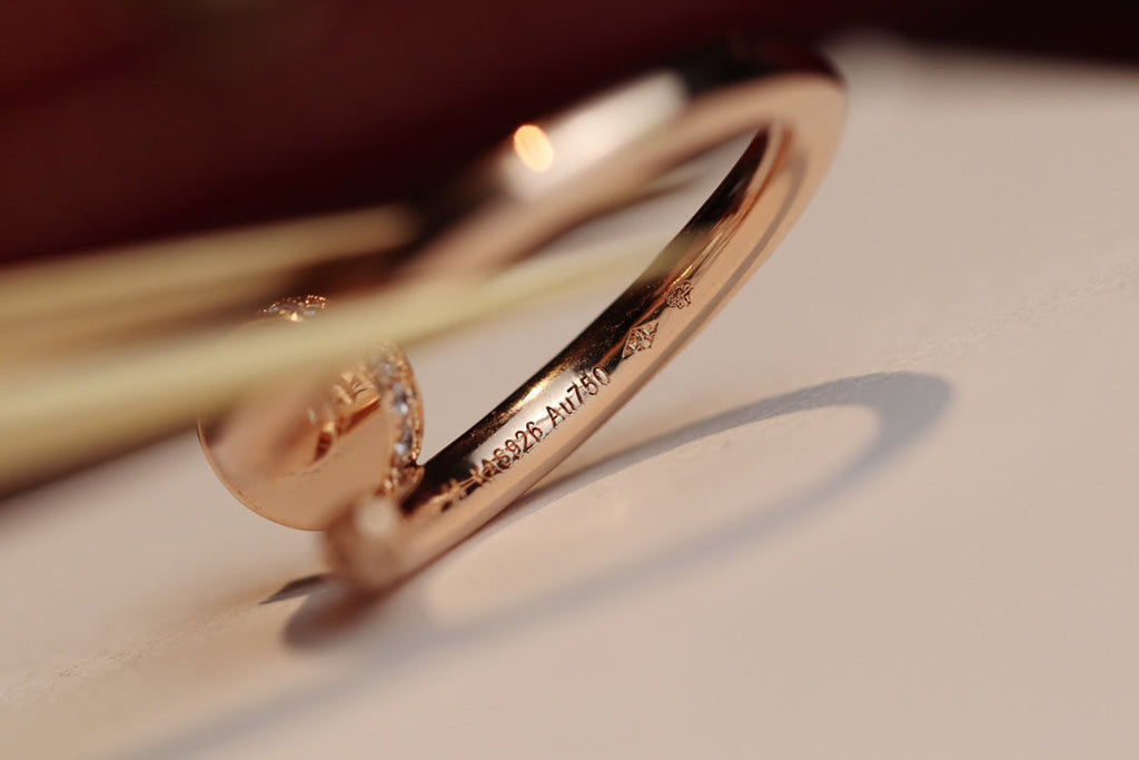 [Imperial] JUSTE RING 2.65MM PINK GOLD DIAMOND