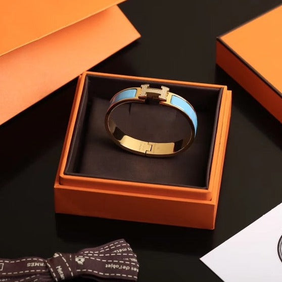 [Imperial] H CLOUD BLUE BRACELET GOLD DIAMOND