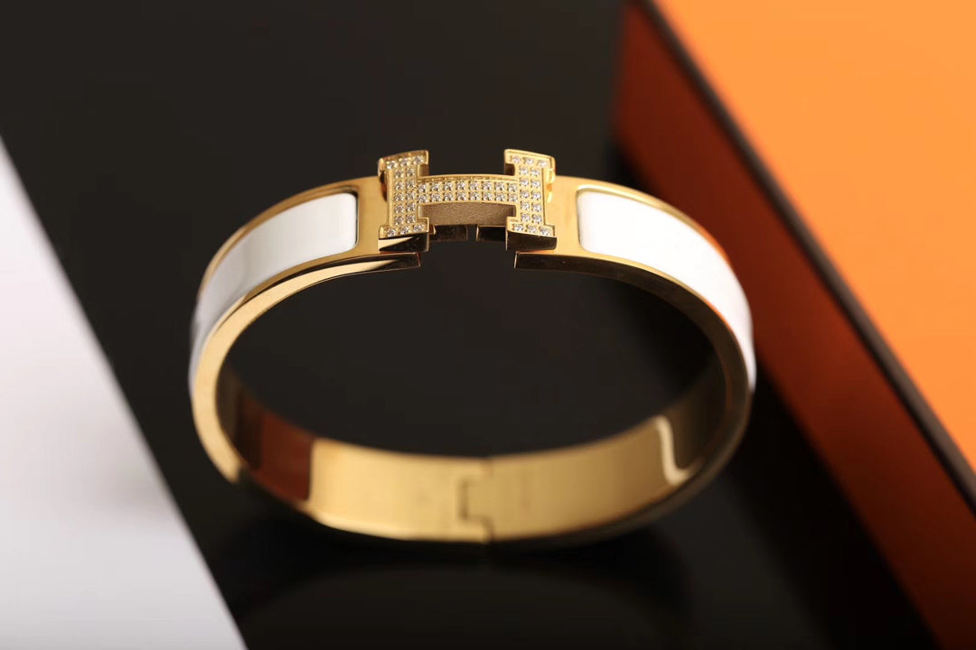 [Imperial] H BRACELET GOLD DIAMOND