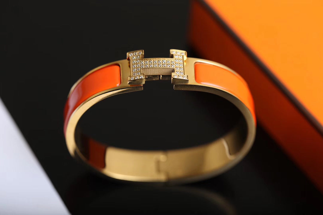 [Imperial] H BRACELET GOLD DIAMOND