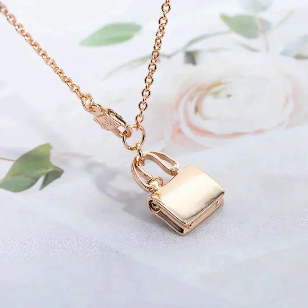 [Imperial] AMULETTE PEDANT ROSE GOLD NECKLACE