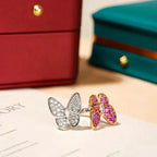 [Imperial] TWIN BUTTERFLY DIAMOND RING