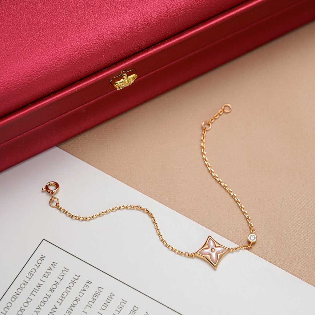[Imperial] STAR 1 DIAMOND PINK GOLD BRACELET