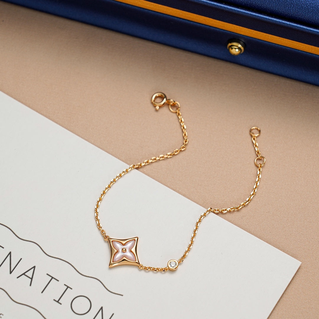 [Imperial] STAR 1 DIAMOND PINK GOLD BRACELET