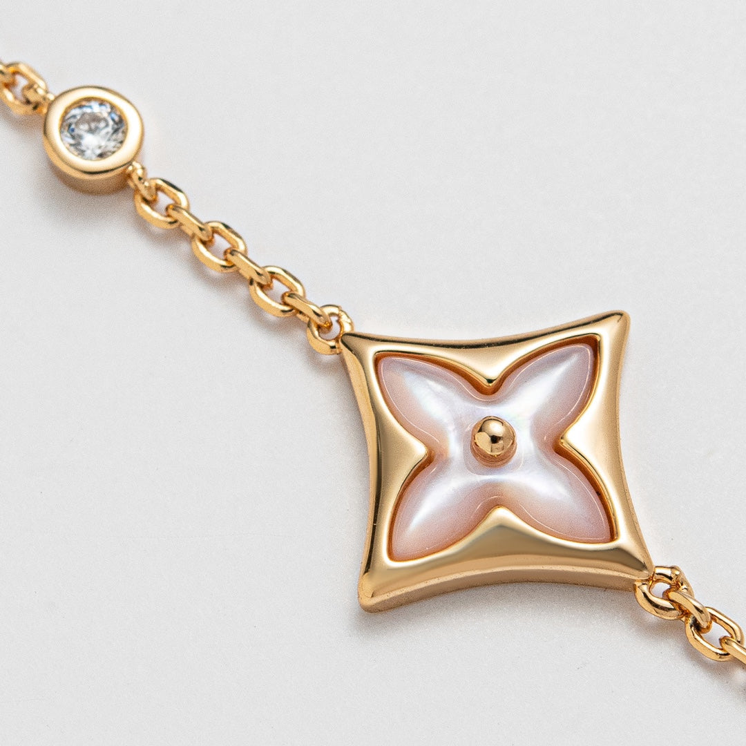 [Imperial] STAR 1 DIAMOND PINK GOLD BRACELET
