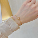 [Imperial] STAR 1 DIAMOND PINK GOLD BRACELET