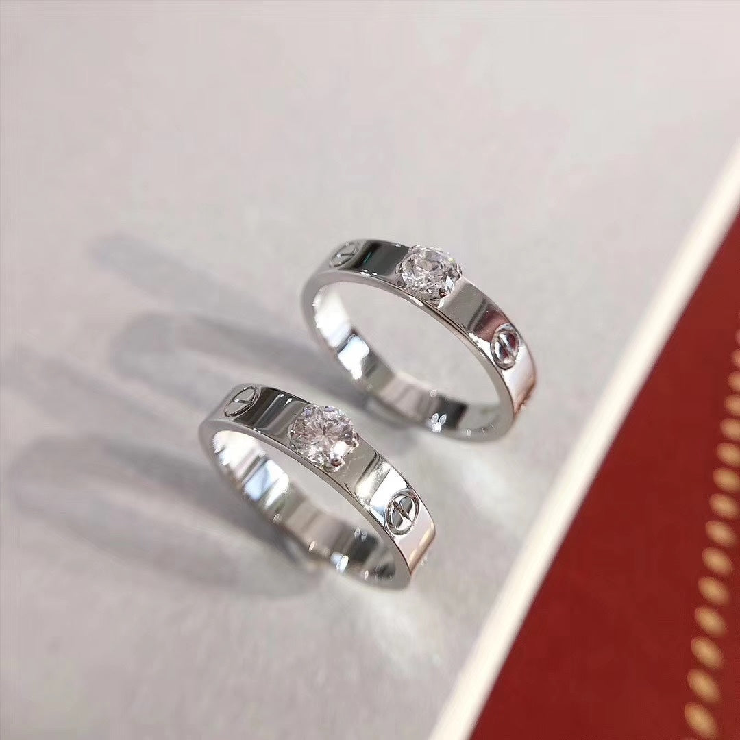 [Imperial] LOVE RING 3.6MM 1 BIG DIAMOND