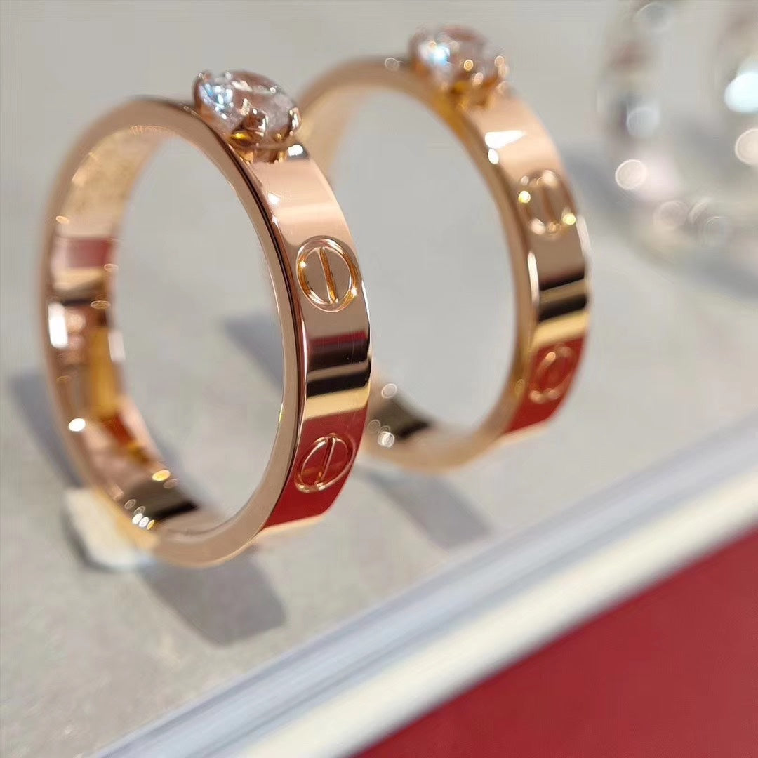 [Imperial] LOVE RING 3.6MM 1 BIG DIAMOND
