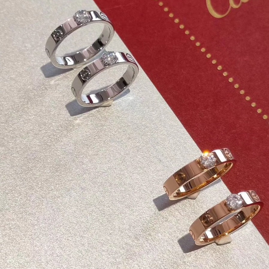[Imperial] LOVE RING 3.6MM 1 BIG DIAMOND