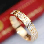 [Imperial] LOVE RING 3.6MM DIAMOND PAVED