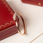 [Imperial] PANTHERE ROSE GOLD DIAMOND OPEN BRACELET