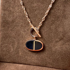 [Imperial] CHAINE VERSO BLACK CERAMIC NECKLACE