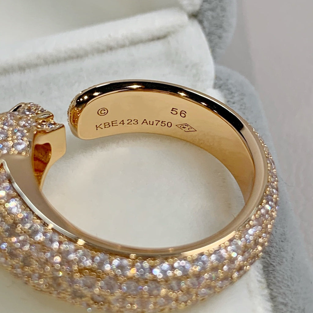[Imperial] PANTHERE PINK GOLD DIAMOND RING