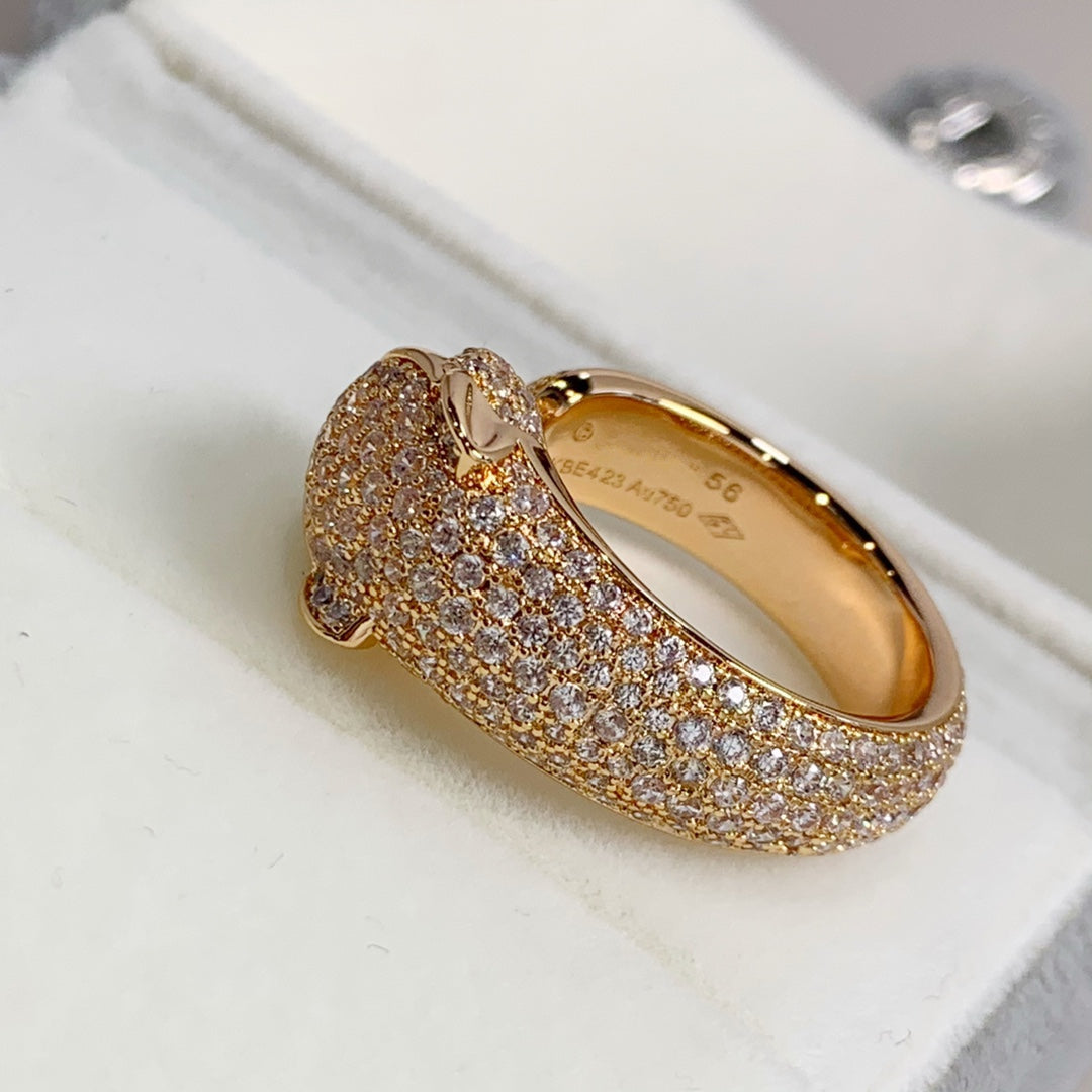 [Imperial] PANTHERE PINK GOLD DIAMOND RING