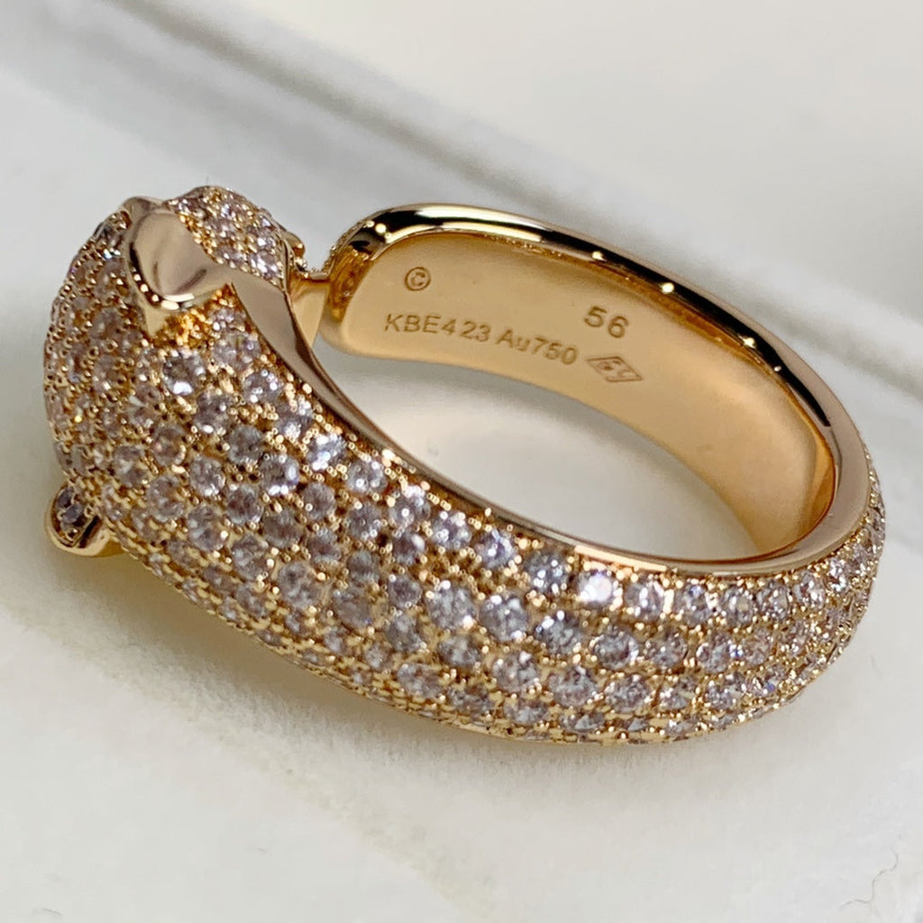 [Imperial] PANTHERE PINK GOLD DIAMOND RING