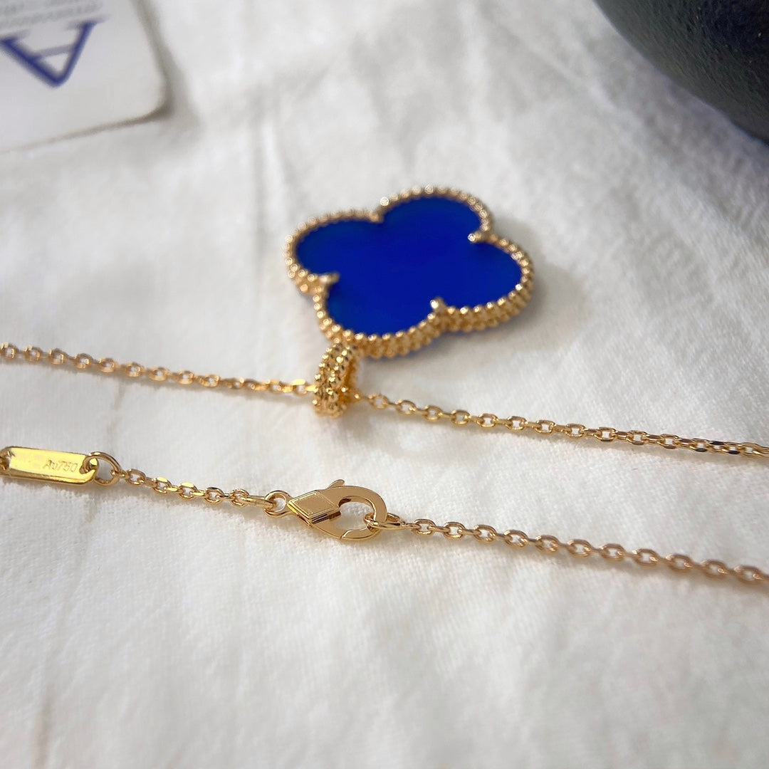 [Imperial] CLOVER 25MM NECKLACE TURQUOISE ROSE GOLD