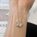 [Imperial] FLOWER DIAMOND NECKLACE