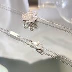 [Imperial] FLOWER DIAMOND NECKLACE