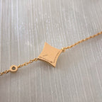 [Imperial] COLOR STAR CARNELIAN PINK GOLD DIAMOND BRACELET