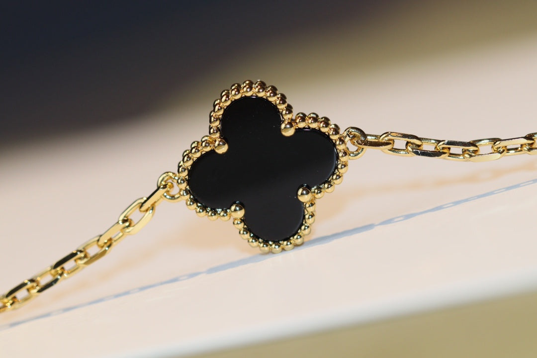 [Imperial] CLOVER 20 MOTIFS ONYX ROSE GOLD