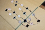 [Imperial] CLOVER 20 MOTIFS ONYX DIAMOND SILVER