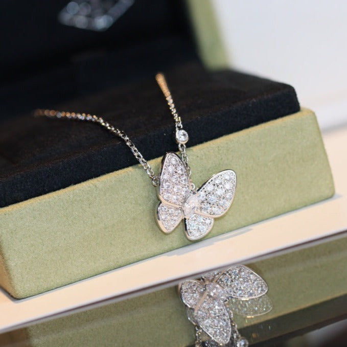 [Imperial] BUTTERFLY DIAMOND NECKLACE
