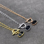 [Imperial] CHAINE VERSO BLACK CERAMIC  NECKLACE